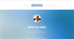 Desktop Screenshot of adrienvh.fr