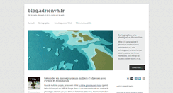Desktop Screenshot of blog.adrienvh.fr