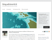 Tablet Screenshot of blog.adrienvh.fr